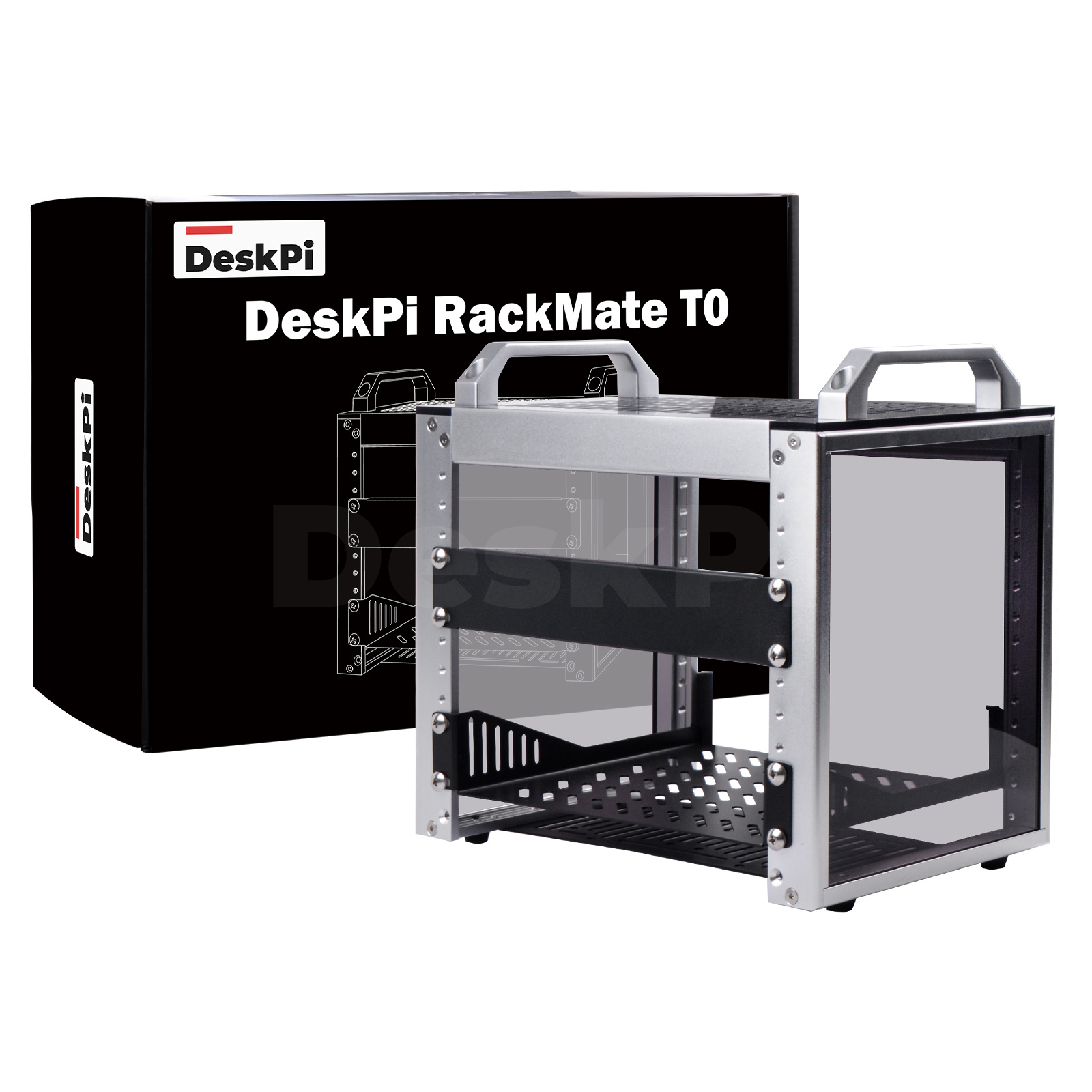 Deskpi Super6C - DeskPi RackMate T0 Rackmount, 10 Inch