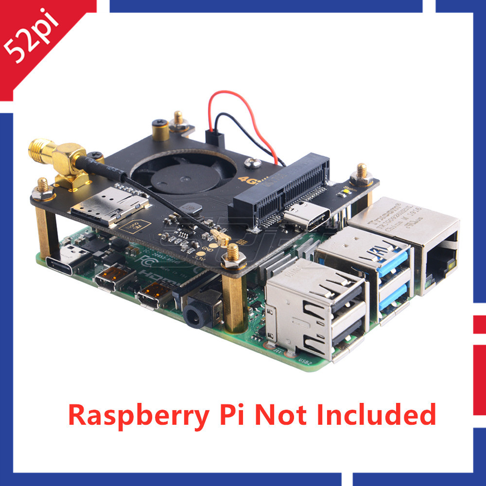 Deskpi Super6C - 52Pi Raspberry Pi 3G 4G Nón