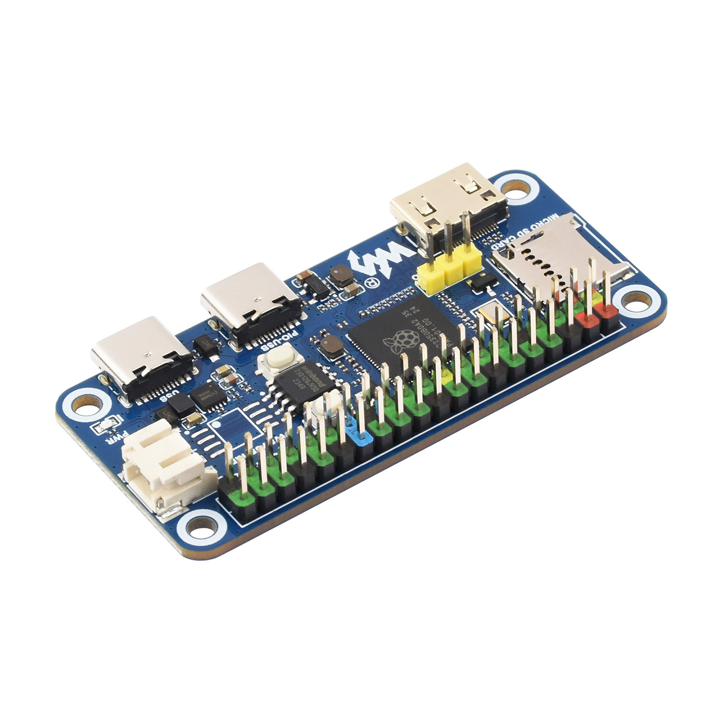 Waveshare RP2350-PiZero Develo - đánh giá và giá Turing Pi 2