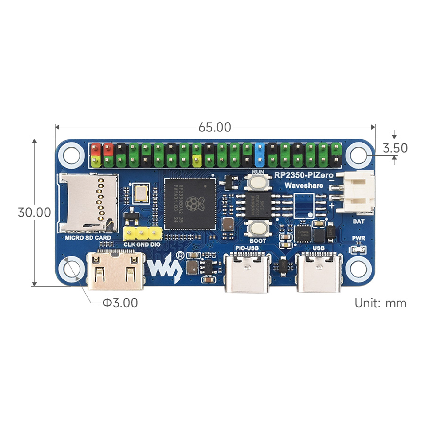 Waveshare RP2350-PiZero Develo - đánh giá và giá Turing Pi 2