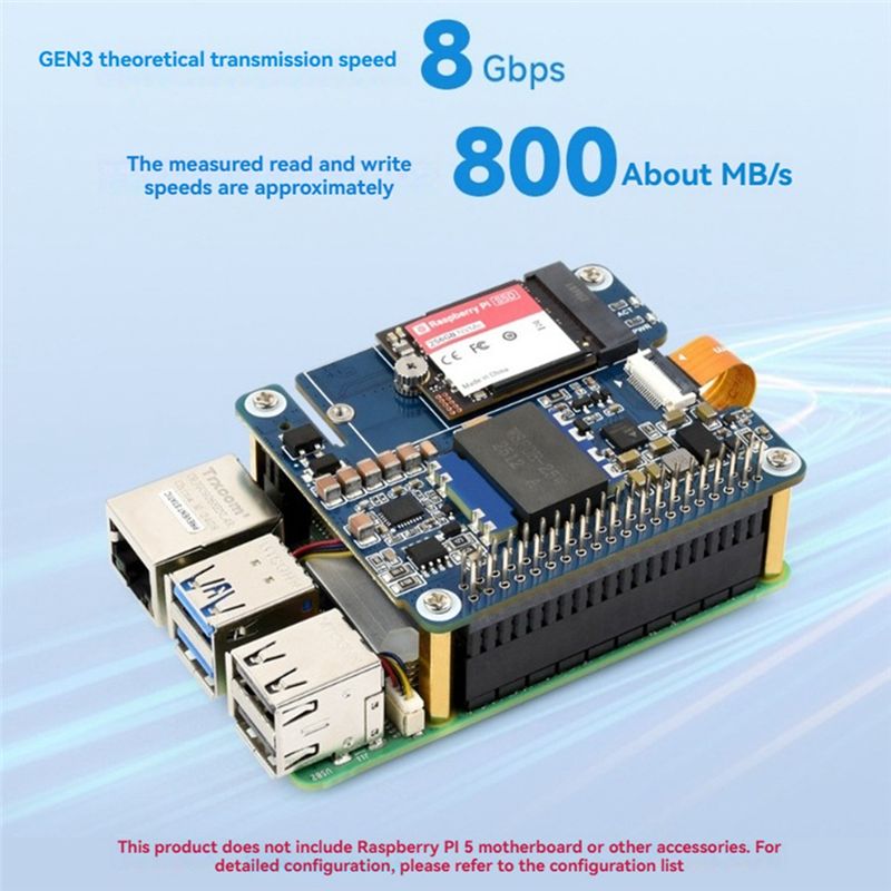 Waveshare M. 2 HAT+ (C) Adapte - đánh giá và giá Turing Pi 2
