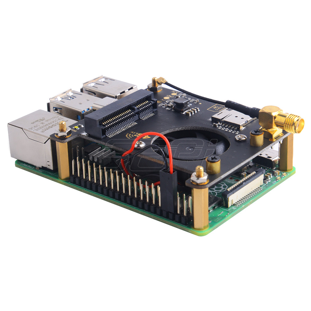 52Pi Raspberry Pi 3G 4G Nón US - đánh giá và giá Deskpi Super6C