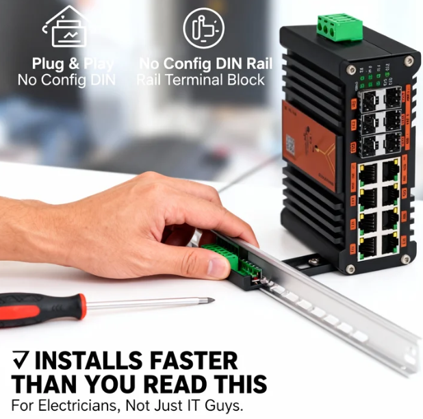 Industrial L2+ Managed PoE Swi - đánh giá và giá Sfp+ 10G Managed Switch 8 Port