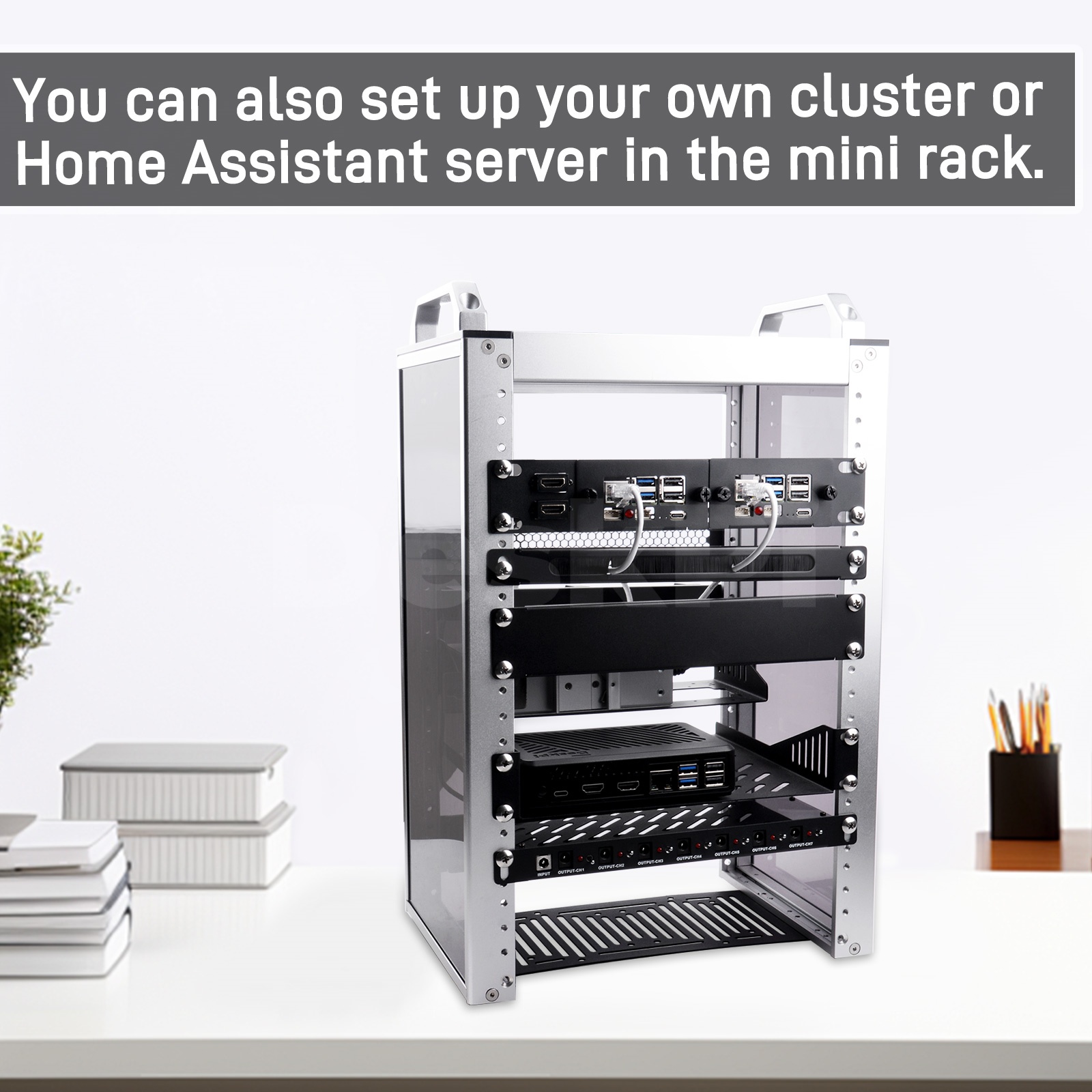 DeskPi Rackmate 10-inch 1U Rac - đánh giá và giá Deskpi Super6C
