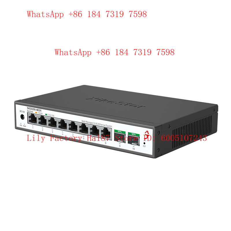 XikeStor 8*2.5G RJ45 2*10G SFP - đánh giá và giá Sfp+ 10G Managed Switch 8 Port